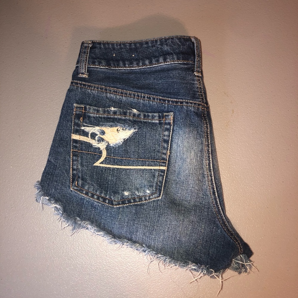 American Eagle Mid-Rise Jean Shorts